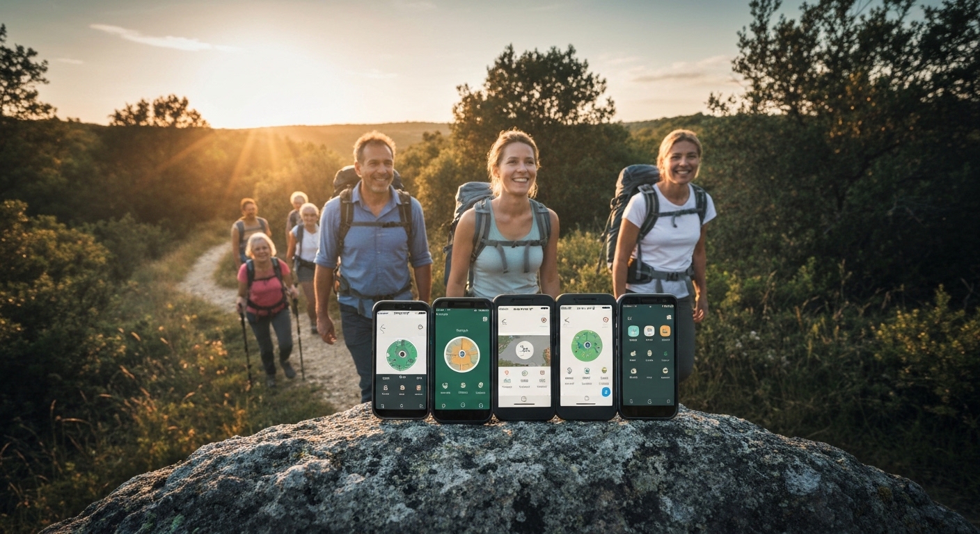 Applications GPS randonnée pour célibataires : comparatif complet 2026